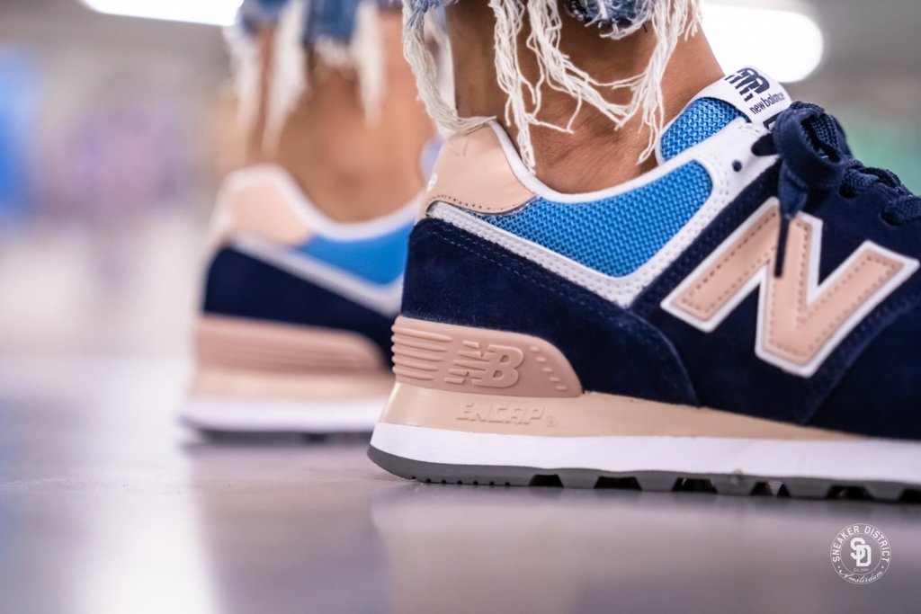 Giày New Balance 574 'Navy Pink' WL574WND - Ảnh 6