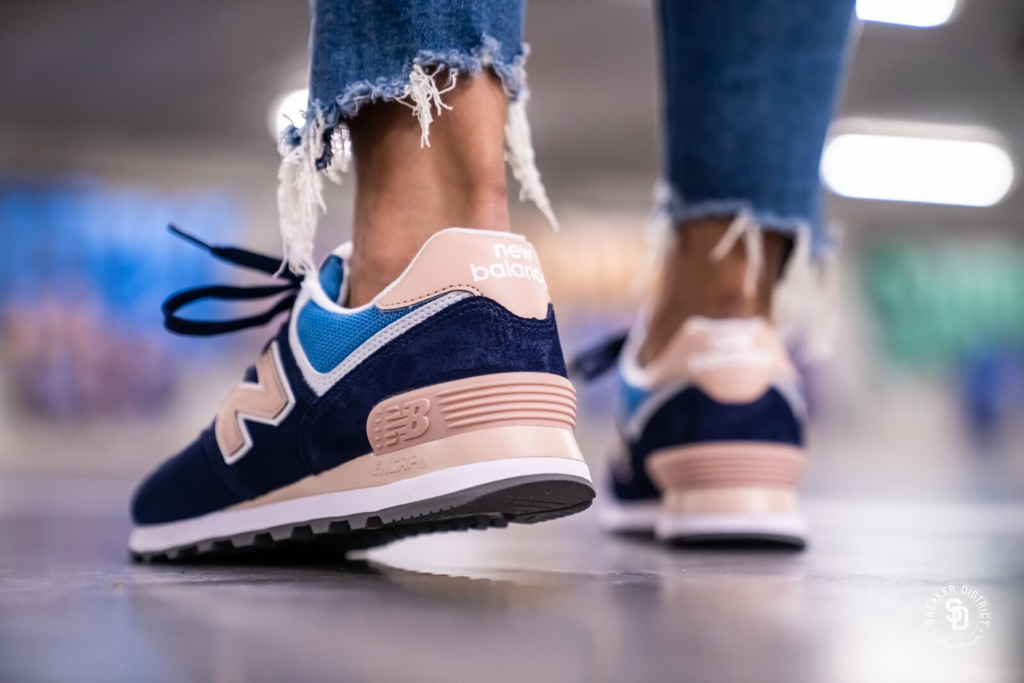 Giày New Balance 574 'Navy Pink' WL574WND - Ảnh 8
