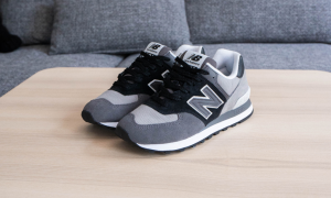 Alternative view of Giày New Balance Wmns 574 'Black Grey' WL574WU2