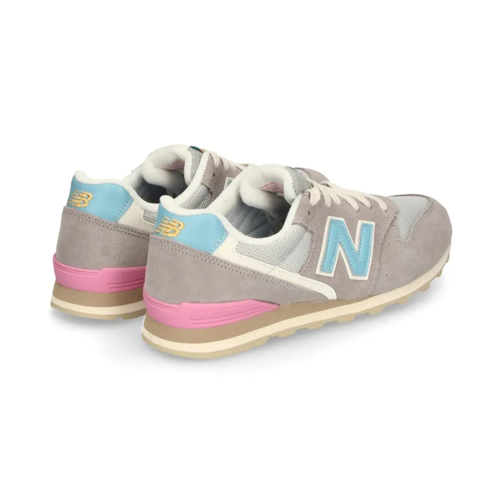 Alternative view of Giày (WMNS) New Balance 996 'Grey Blue Pink' WL996COL