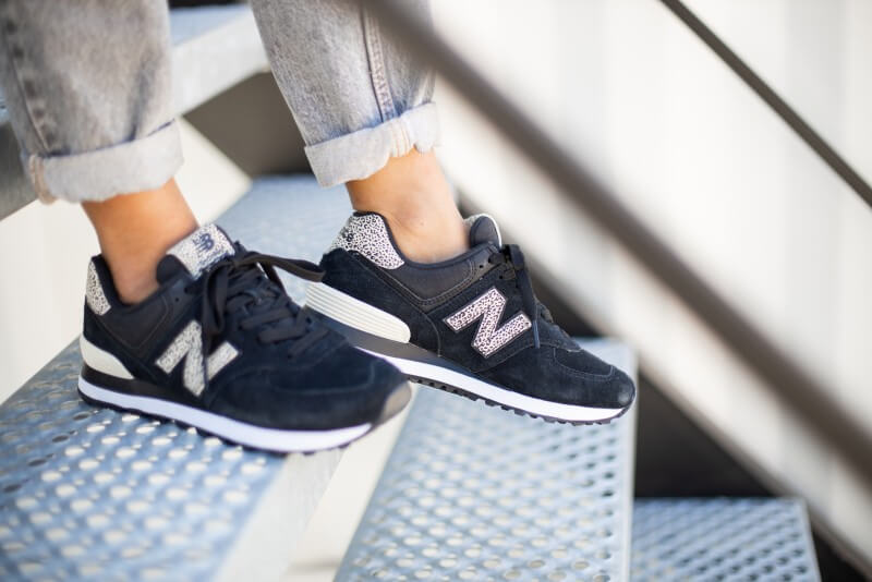 Giày New Balance Wmns 574 'Cheetah Print - Black Angora' WL574ANC - Ảnh 4