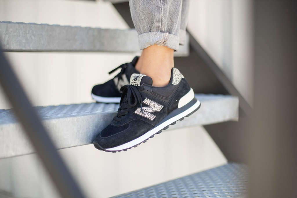 Giày New Balance Wmns 574 'Cheetah Print - Black Angora' WL574ANC - Ảnh 5