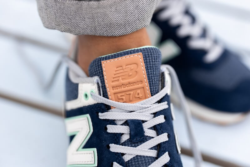 Giày New Balance Wmns 574 Beach 'Cruiser Navy' WL574BCM - Ảnh 3