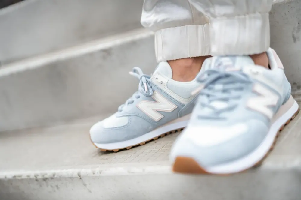 Alternative view of Giày New Balance Wmns 574 'Light Slate Fog' WL574SUO