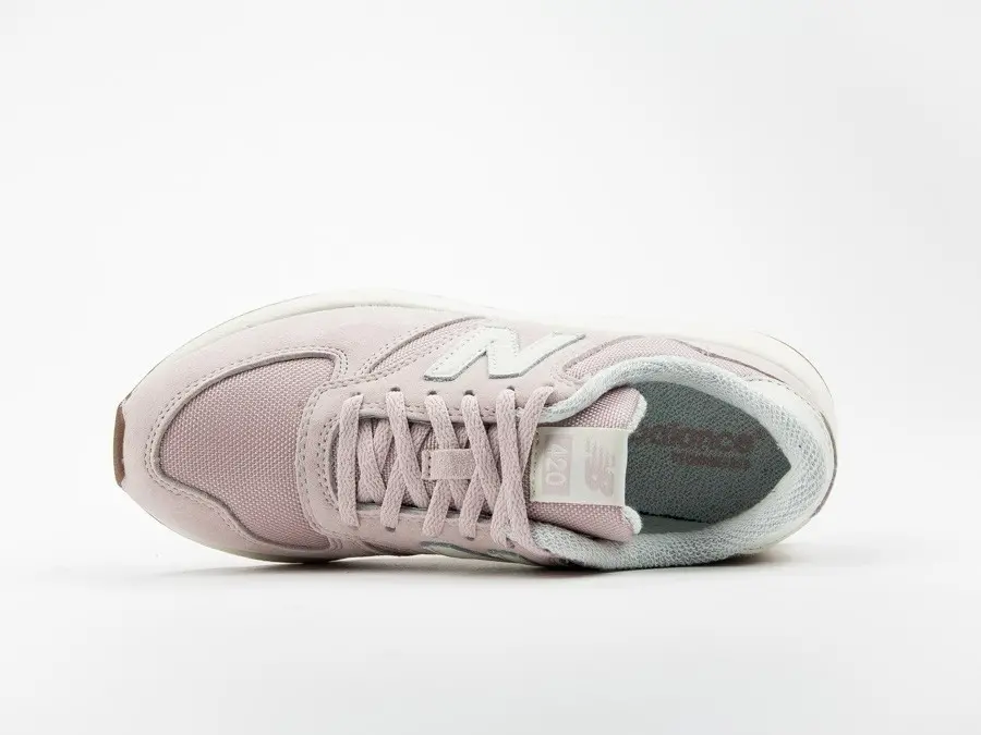 Giày (WMNS) New Balance 420 Pink White WRL420T - Ảnh 5