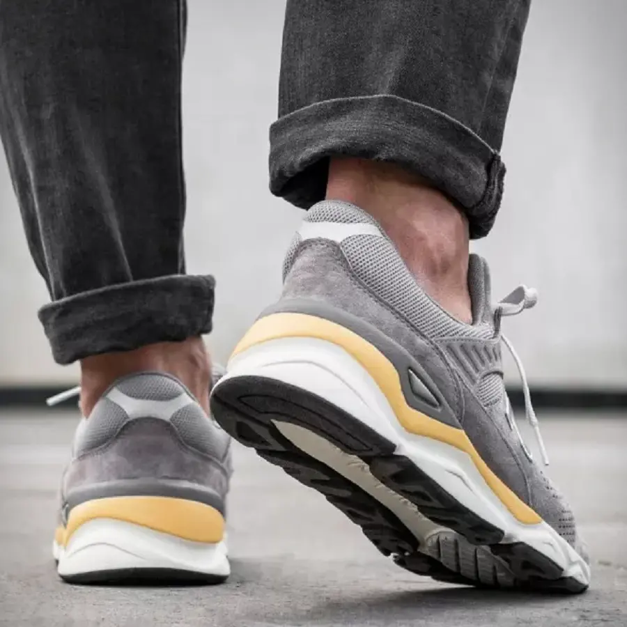 Alternative view of Giày New Balance X-90 'Grey Yellow' MSX90PNB