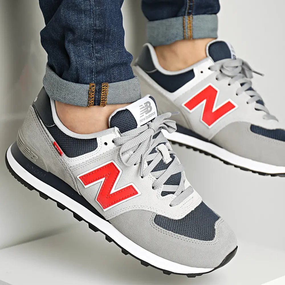 Alternative view of Giày New Balance 574 'Marblehead Velocity Red' ML574SO2