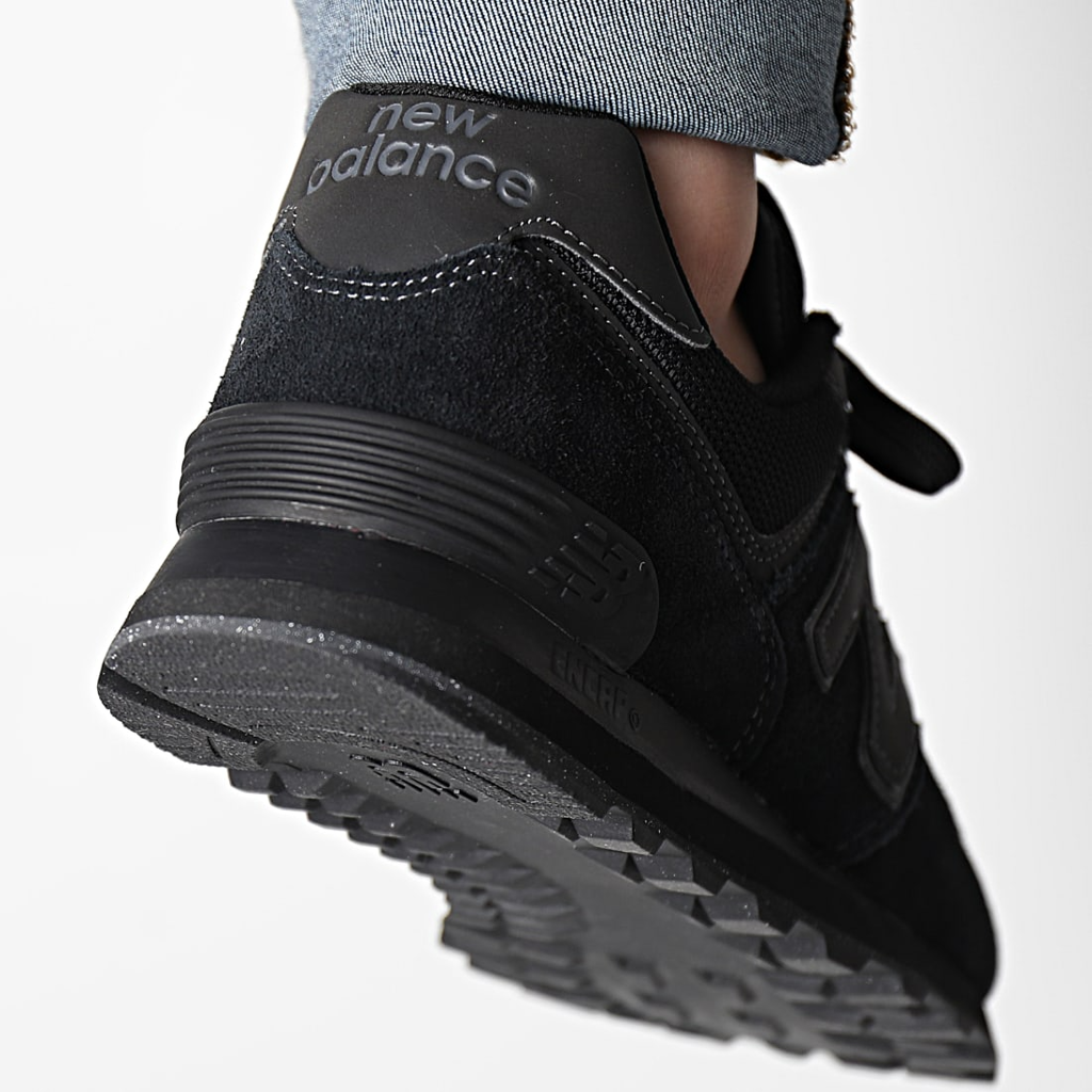 Giày New Balance 574 'Triple Black' ML574EVE - Ảnh 3