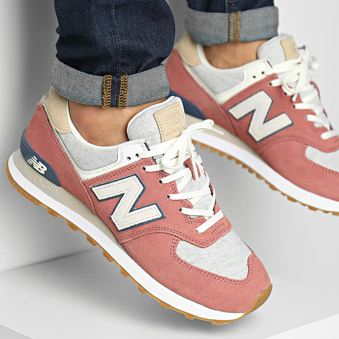 Giày New Balance 574 SR2 'Light Red' U574SR2 - Ảnh 5