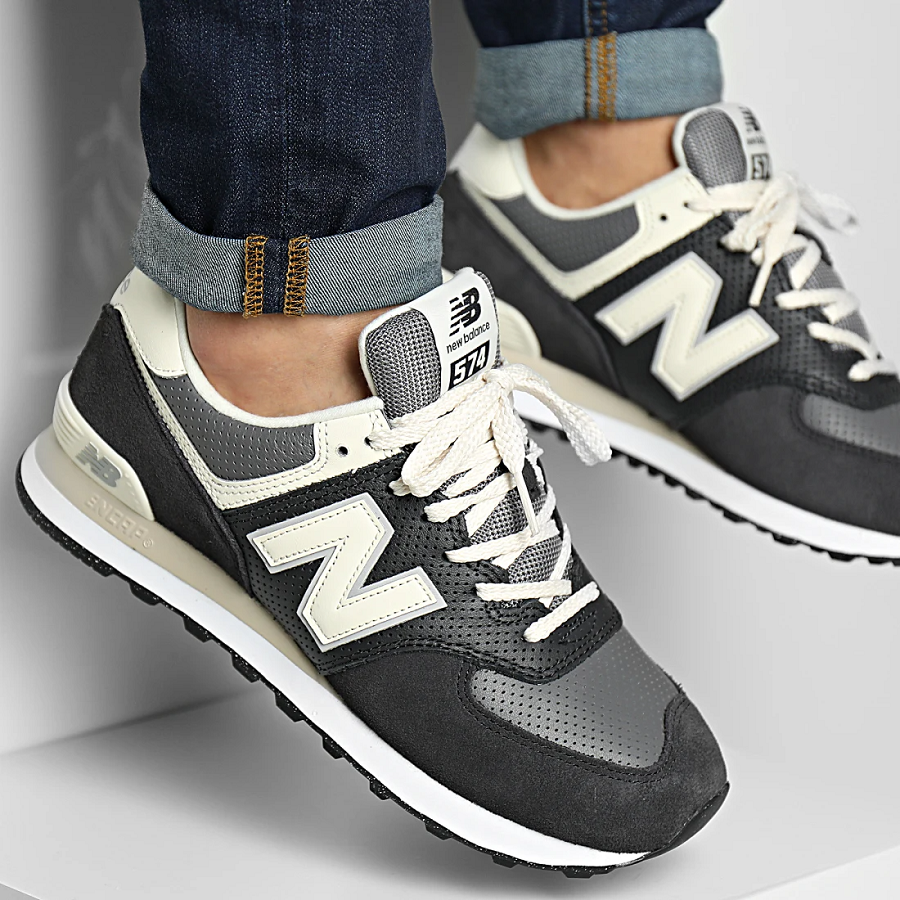 Giày New Balance NB 574 'Black' U574FB2 - Ảnh 2