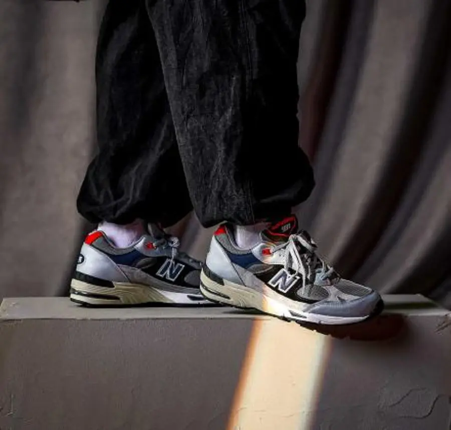Giày New Balance 991 Made in England ‘Silver’ M991SKR - Ảnh 3
