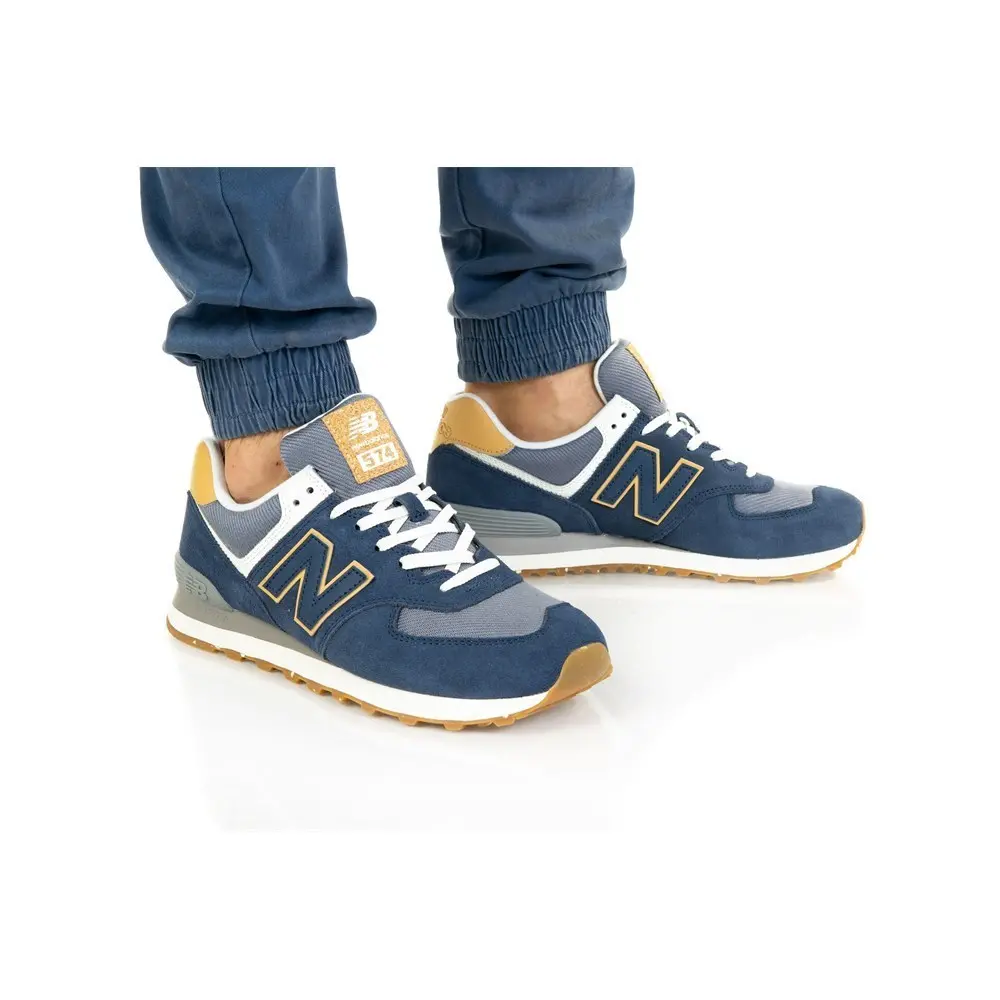 Alternative view of Giày New Balance 574 Natural 'Indigo Maple' ML574AB2
