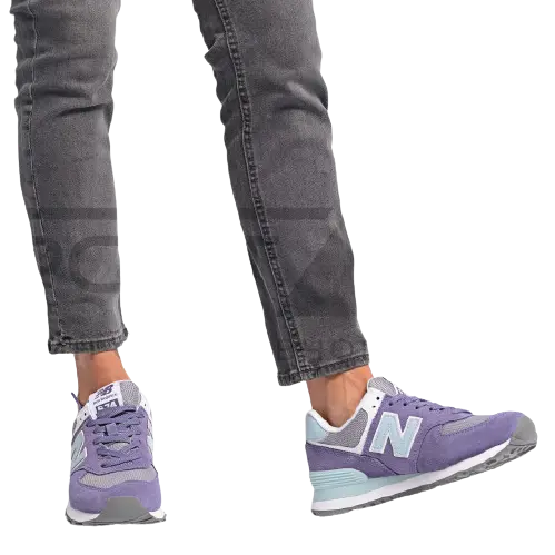Giày New Balance Wmns 574 Violet Smokey Quartz WL574WNC - Ảnh 4