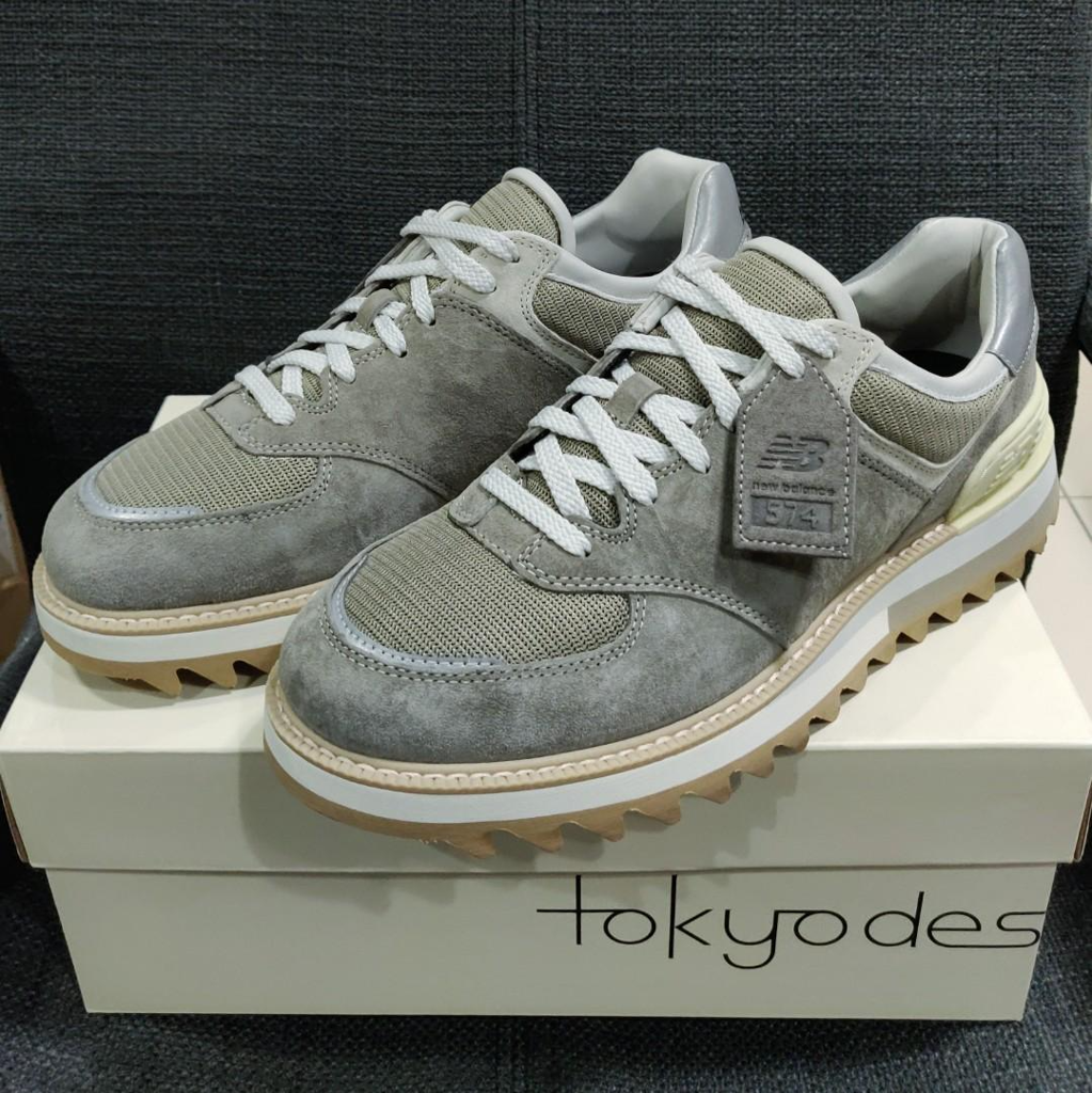 Giày New Balance Tokyo Design Studio x 574 'Grey Dune' MS574TDT - Ảnh 6