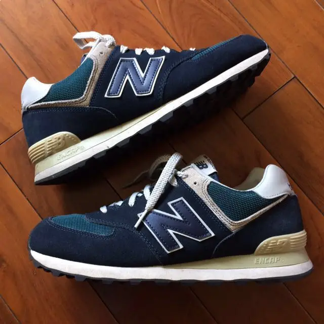 Giày New Balance 574 Balance Navy ML574VN - Ảnh 4