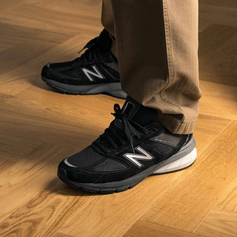 Giày New Balance 990v5 Made In USA 'Black' M990BK5 - Ảnh 3