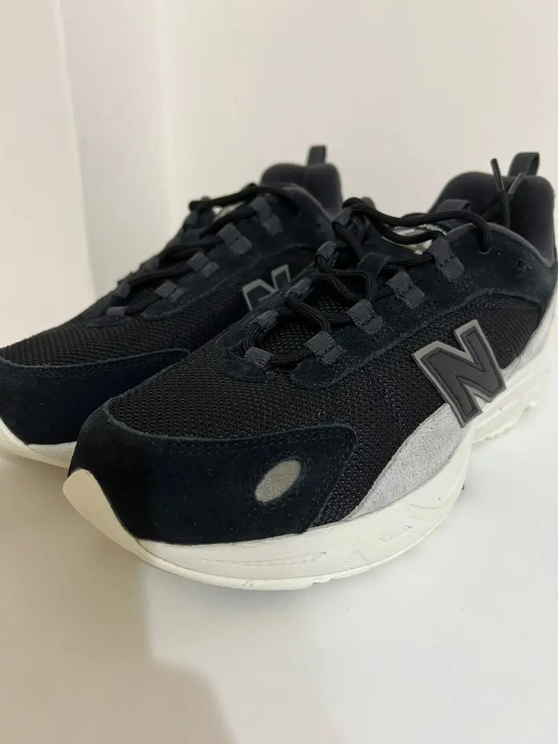 Giày New Balance 615 Black White ML615KOB - Ảnh 4