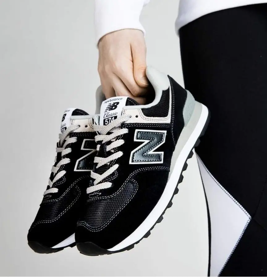 Alternative view of Giày New Balance Wmns 574 'Core Black' WL574EB