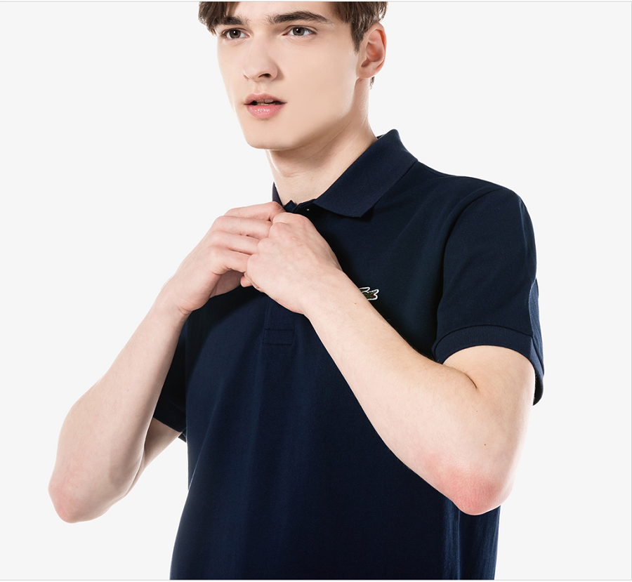 Áo Lacoste Men's French Polo Navy PH731E-51G-166 - Ảnh 2