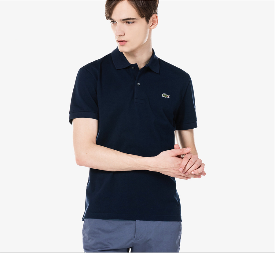 Áo Lacoste Men's French Polo Navy PH731E-51G-166 - Ảnh 3