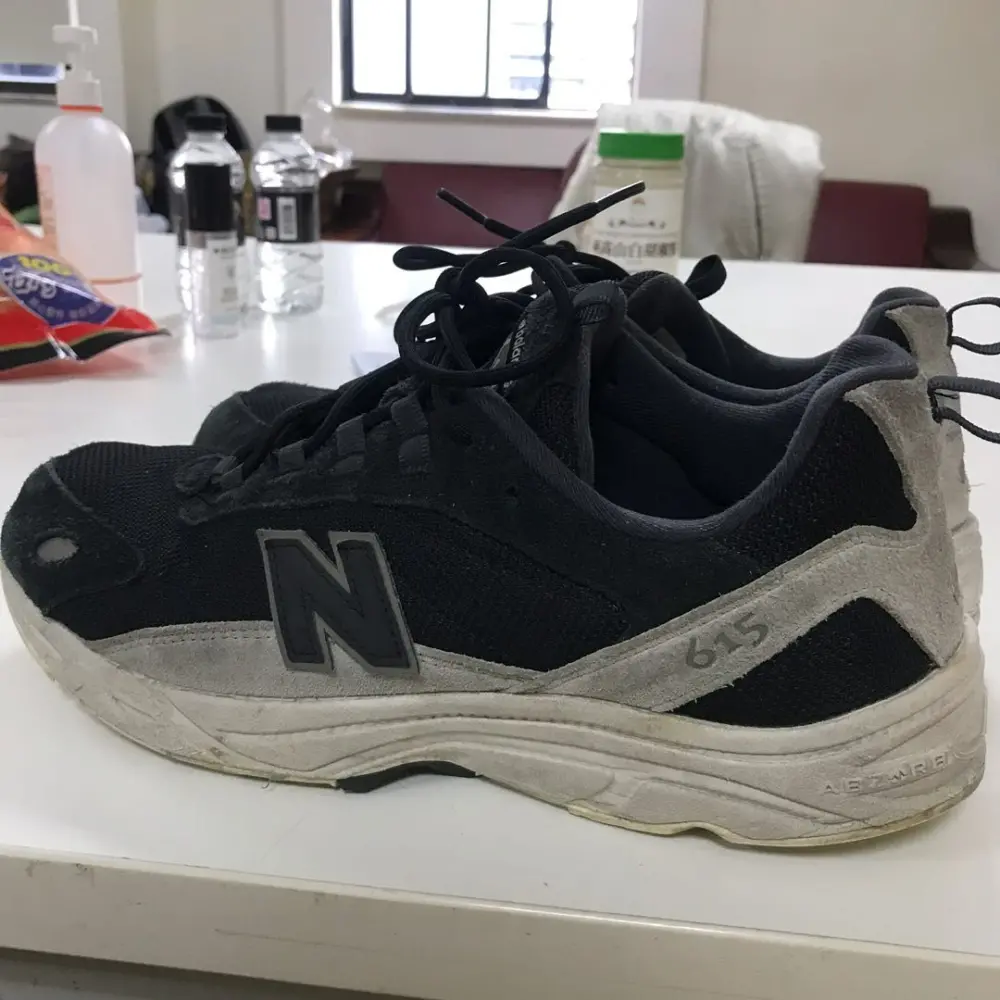 Giày New Balance 615 Black White ML615KOB - Ảnh 3