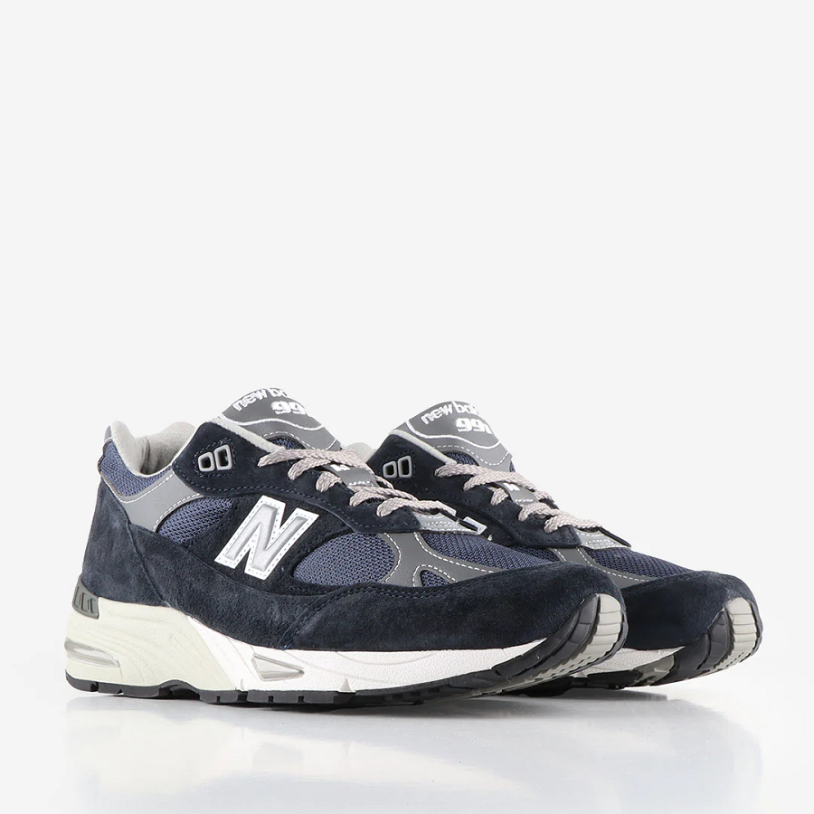 Giày New Balance 991 ‘Navy White’ M991NV - Ảnh 4