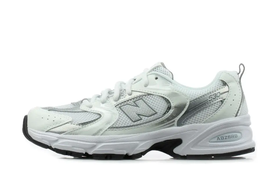 Giày New Balance 530 LIGHT GREY WHITE GR530AD - Ảnh 6