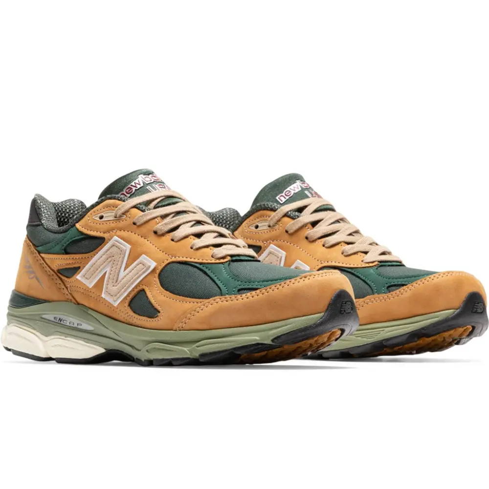 Giày Nike Teddy Santis x 990v3 Made in USA 'Tan Green' M990WG3 - Ảnh 7