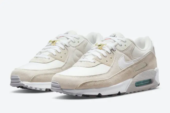 Giày Nike Air Max 90 SE Shoes 'White Sail Cream' DB0636-100 - Ảnh 5