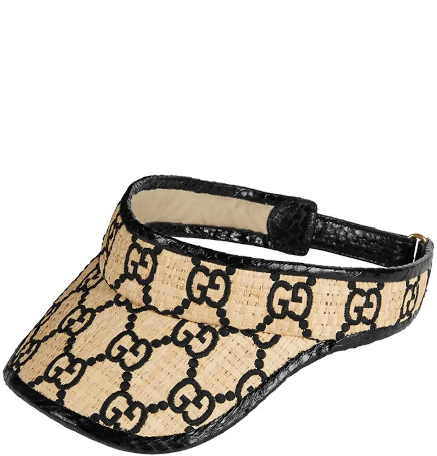 Mũ Gucci Straw Sun Hat Cap 'Beige' 577902-3HH38-9260 - Ảnh 4