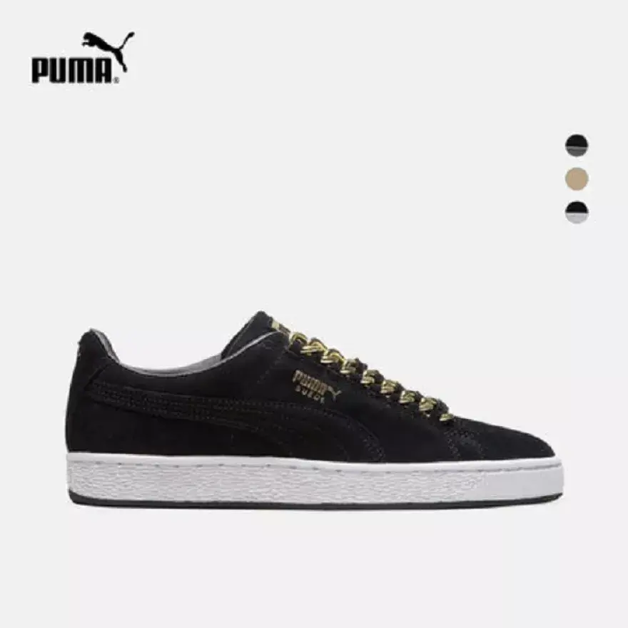 Alternative view of Giày Puma Classic X Chain 'Black Suede' 367391-03