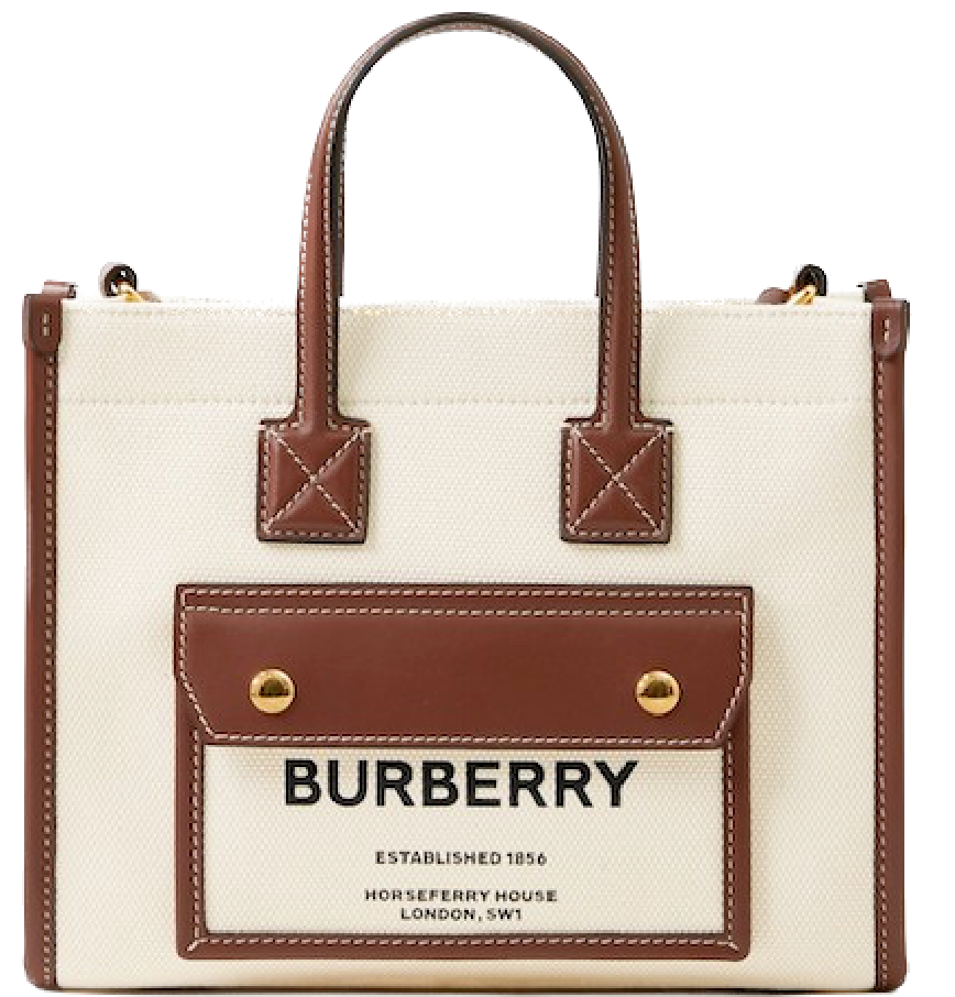 Túi Burberry Mini Freya Tote 'Natural' 80441431
