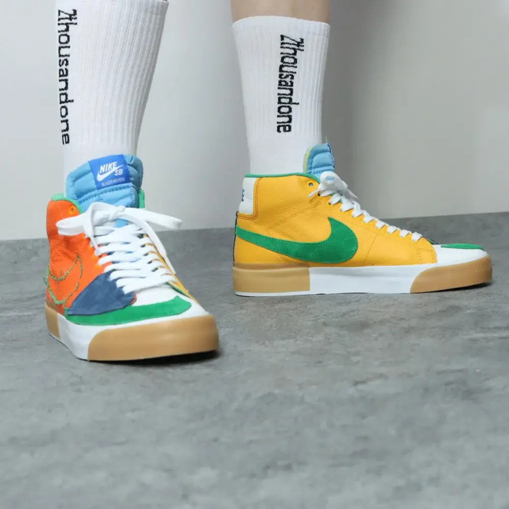 Giày Nike Zoom Blazer Mid Edge SB 'Multi-Color' DA2189-800 - Ảnh 7