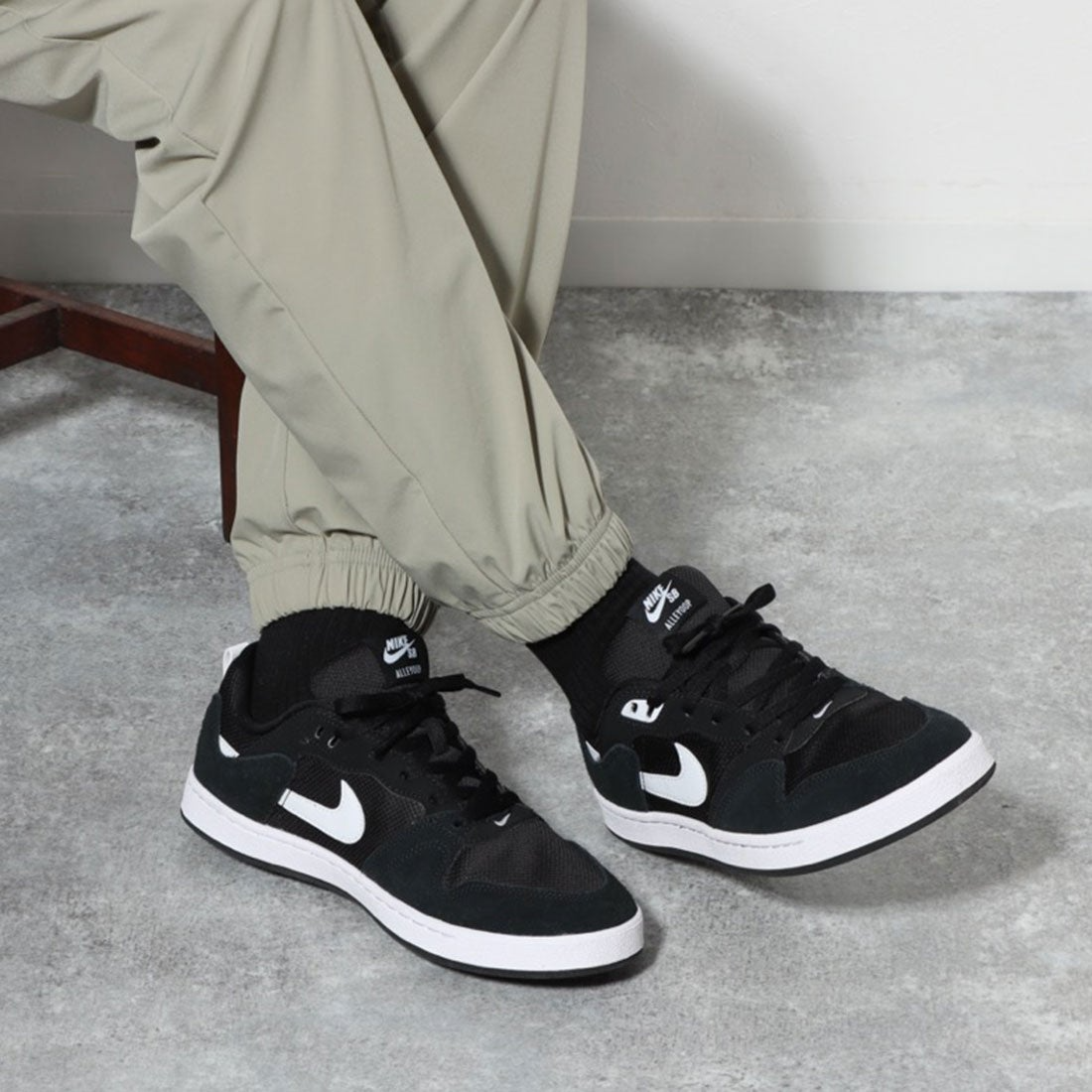 Giày Nike SB Alleyoop 'Black White' CJ0882-001 - Ảnh 3