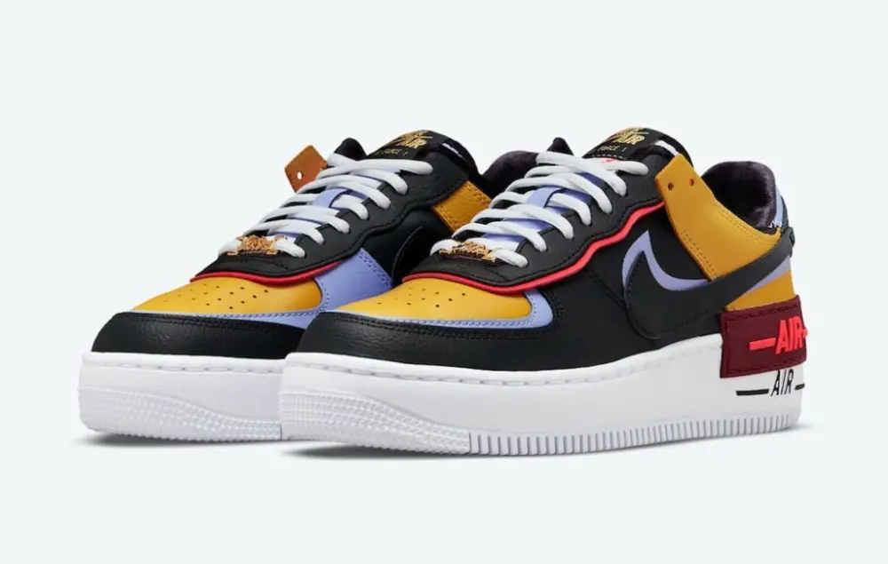 Alternative view of Giày Nike Air Force 1 Low Shadow Sisterhood Black DO6114-700