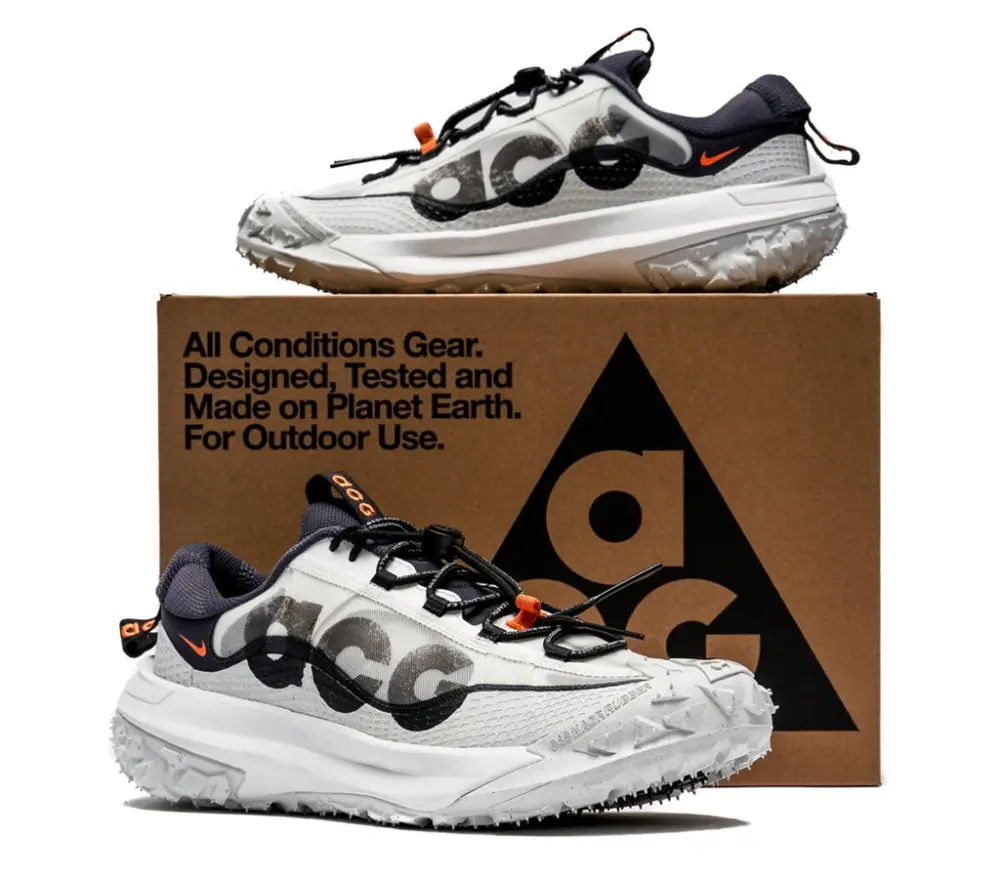Giày Nike ACG Mountain Fly 2 'White Bright Mandarin' DV7903-001 - Ảnh 4