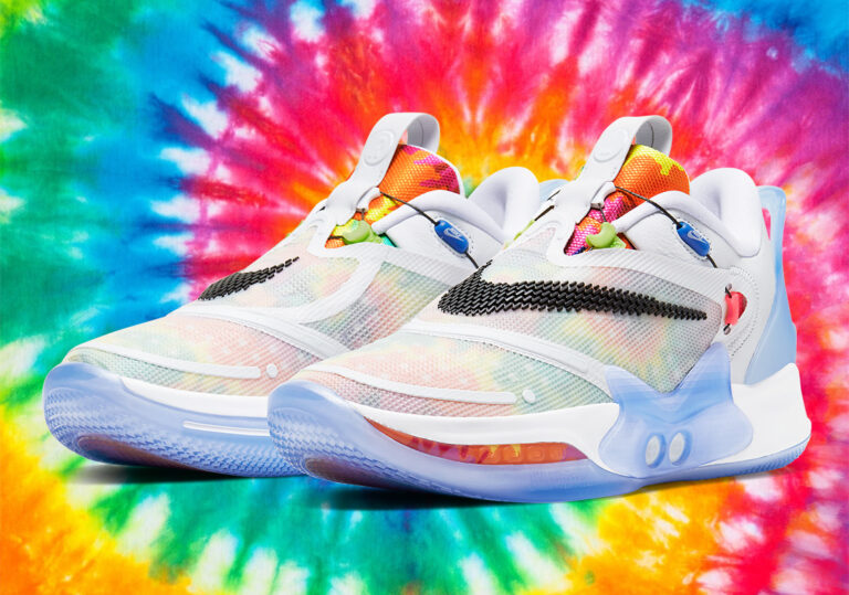 Giày Nike Adapt BB 2.0 Tie Dye BQ5397-100 - Ảnh 2
