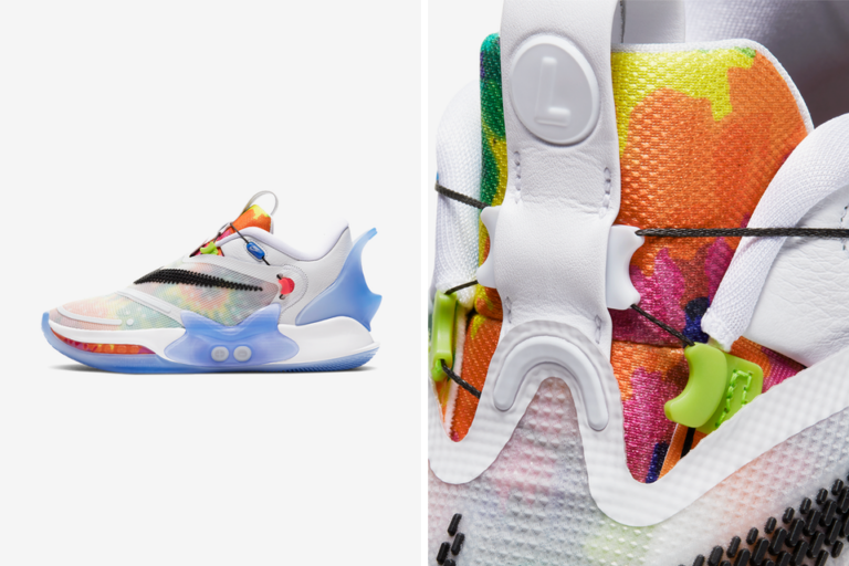Giày Nike Adapt BB 2.0 Tie Dye BQ5397-100 - Ảnh 4