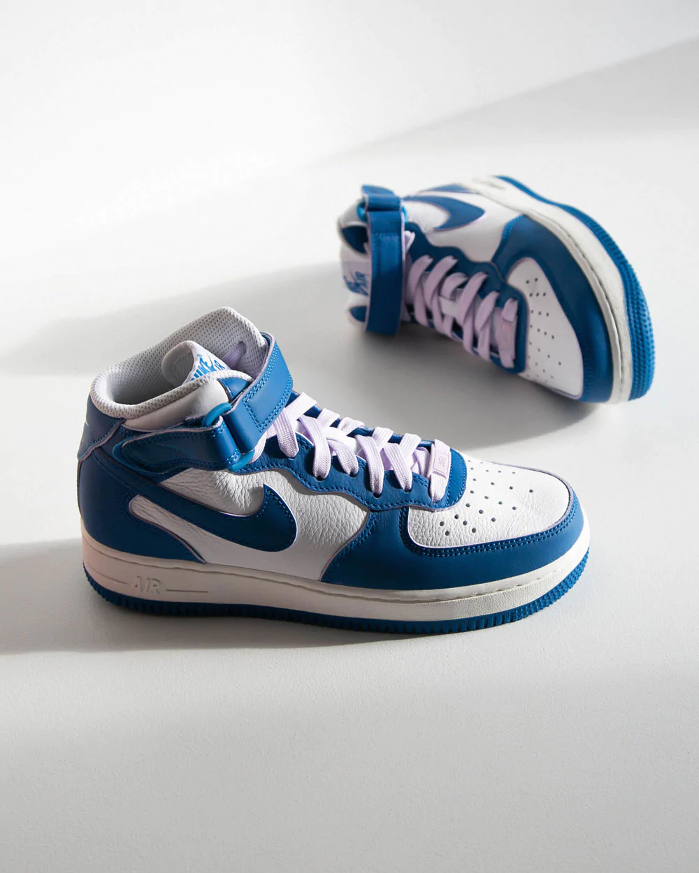 Giày Nike Air Force 1 Mid '07 'Military Blue and Doll' DX3721-100 - Ảnh 3