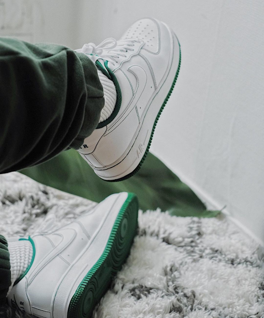 Giày Nike Air Force 1 Low White Pine Green CV1724-103 - Ảnh 4