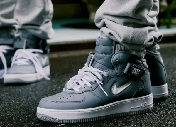 Giày Nike Air Force 1 Mid Jewel QS 'Cool Grey' DH5622-001 - Ảnh 4