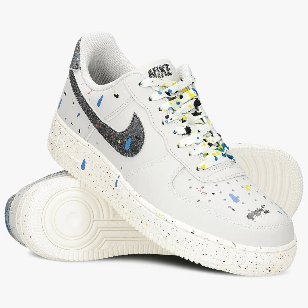 Giày Nike Air Force 1 '07 LV8 'Paint Splatter Light Bone' CZ0339-001 - Ảnh 4