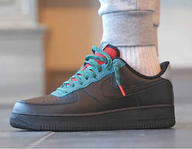 Giày Nike Air Force 1 Low '07 LV8 'Black Obsidian Mist Orange' CK4363-001 - Ảnh 3