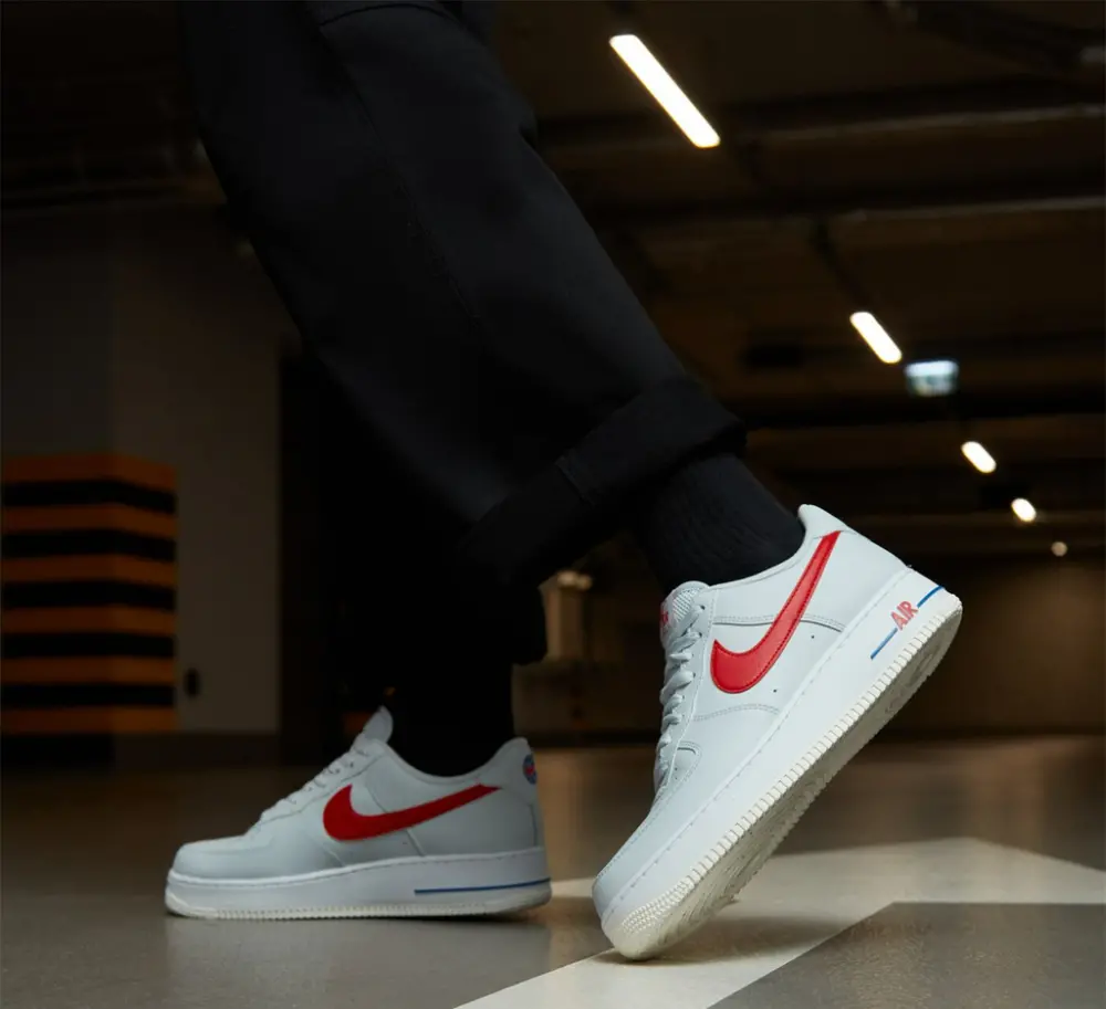 Alternative view of Giày Nike Air Force 1 USA 'White Red' DX2660-001