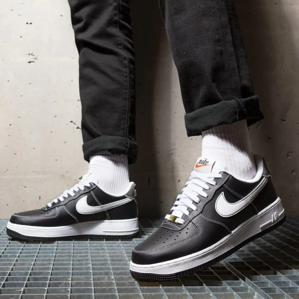 Giày Air Force 1 '07 Black White Black Sail DA8478-001 - Ảnh 6