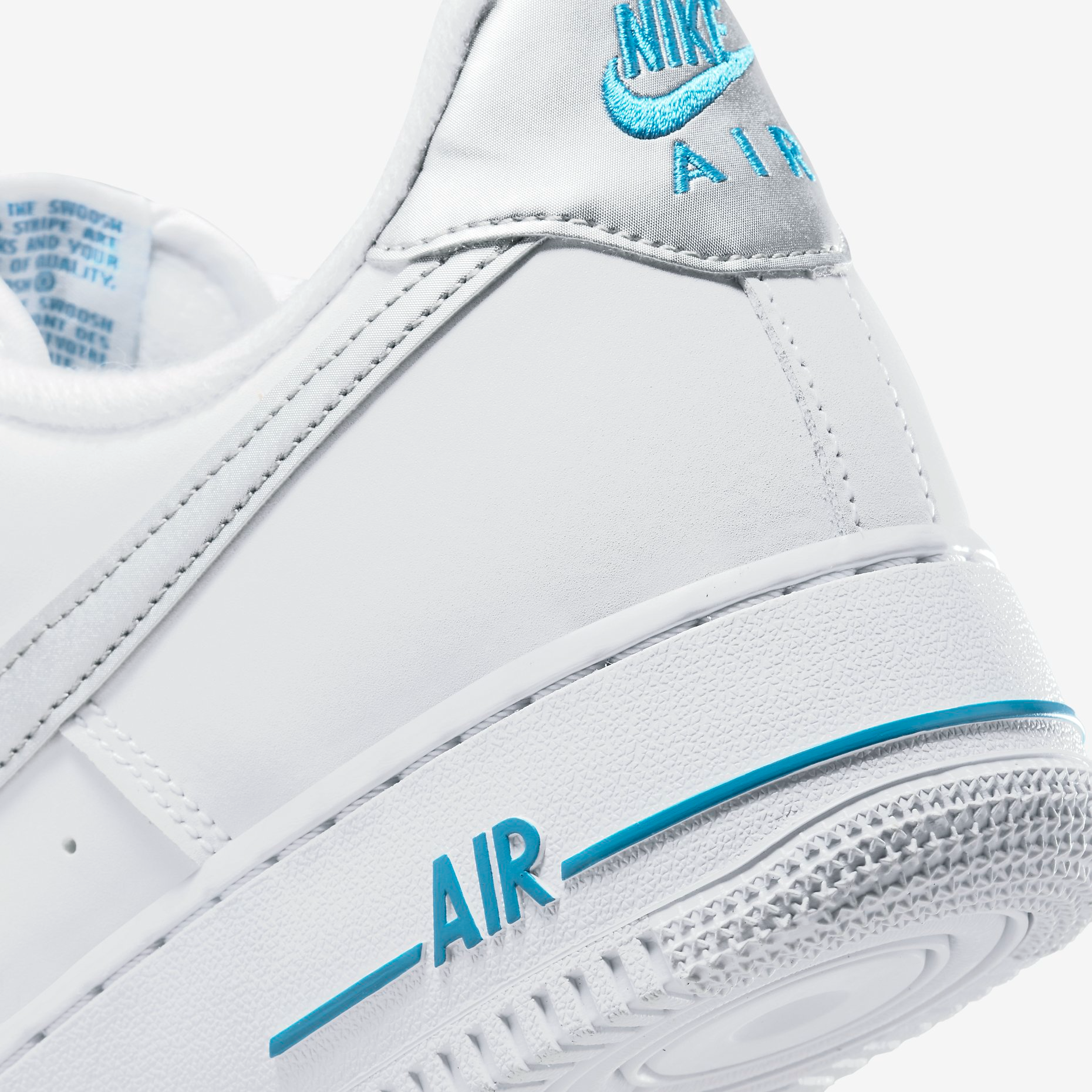 Giày Nike Air Force 1 Low 'White Metallic Silver' DR0142-100 - Ảnh 5