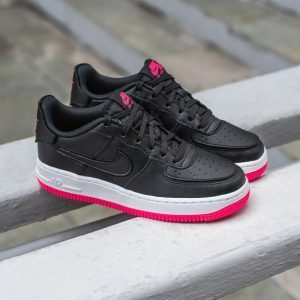 Alternative view of Giày Nike Air Force 1/1 GS 'Black Hyper Pink' DB4545-005