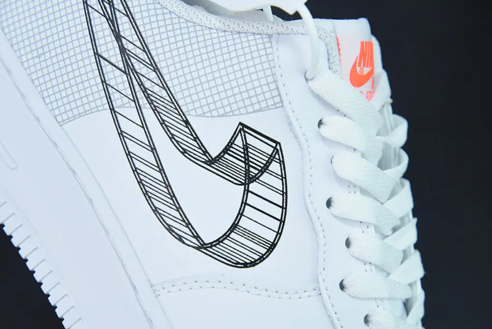 Giày Nike Air Force 1 '07 '3D Swoosh' DR0149-100 - Ảnh 4
