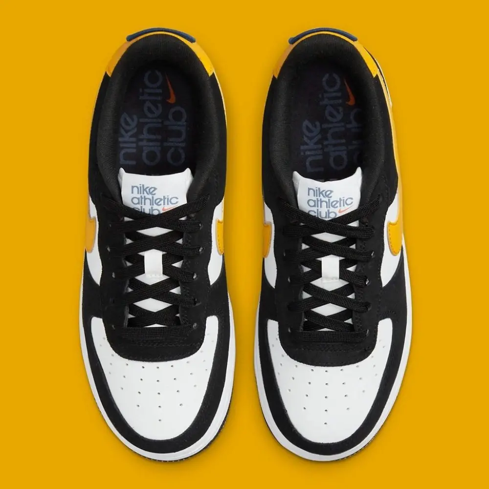 Giày Nike Air Force 1 Low Athletic Club Black University Gold DH9597-002 - Ảnh 4
