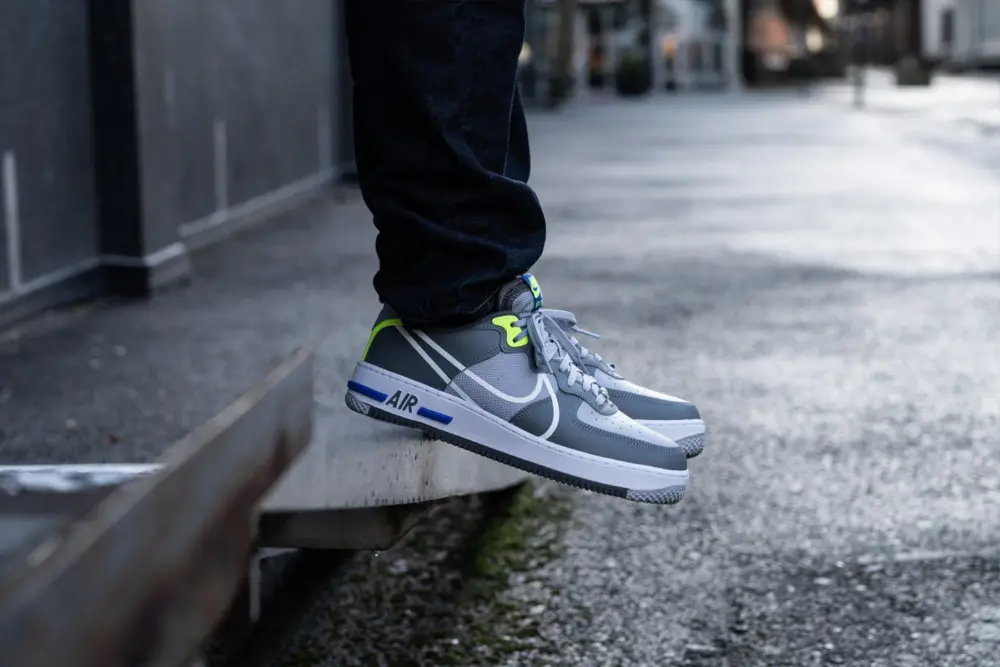Alternative view of Giày Nike Air Force 1 React 'Wolf Grey' CD4366-002